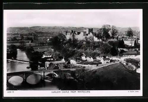 AK Ludlow, Castle from Whitecliffe