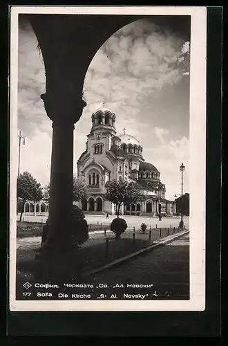 AK Sofia, Die Kirche St. Al. Nevsky