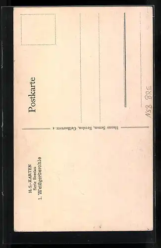 AK Breslau, Strassenpartie der Weissgerberohle