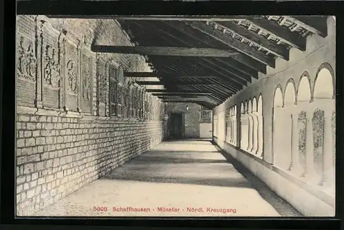 AK Schaffhausen, Münster Nördl. Kreuzgang