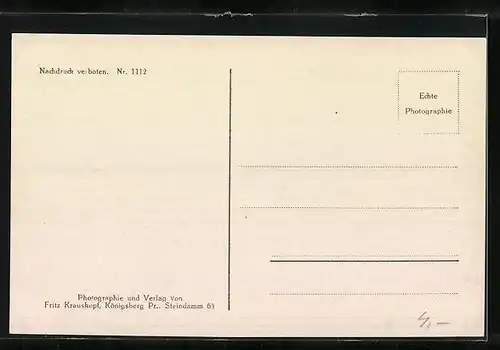 AK Königsberg i. Pr., Am Schlossteich mit Booten