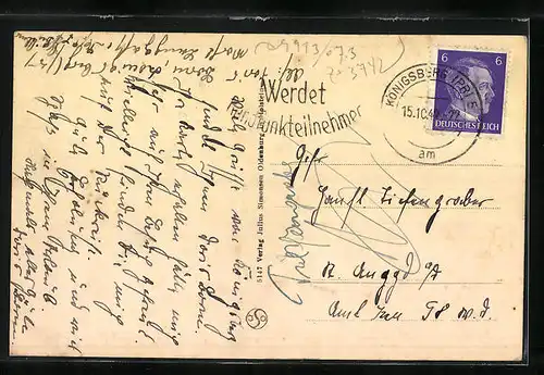 AK Königsberg, Flusspartie an den Messe-Anlagen