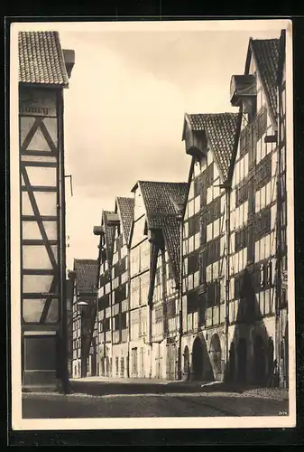 AK Königsberg, Strassenpartie im Speicherviertel