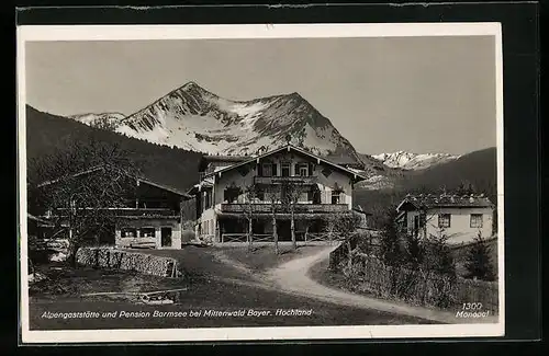 AK Mittenwald, Hotel und Pension Barmsee
