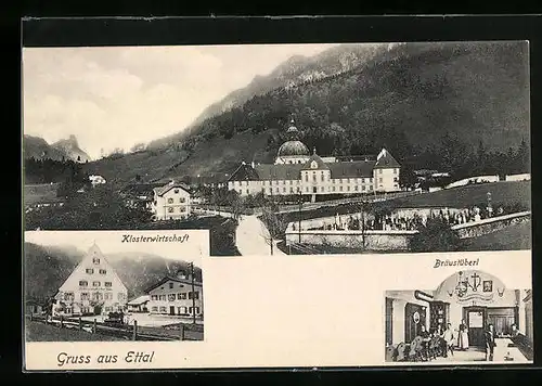 AK Ettal, Kloster, Klosterwirtschaft, Braustüberl