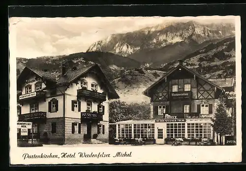AK Partenkirchen, Hotel Werdenfelser Michel