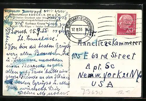 AK Buoch i. R., Kurhaus Krone