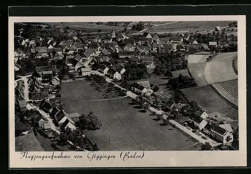 AK Göggingen /Württ., Fliegeraufnahme der Ortschaft
