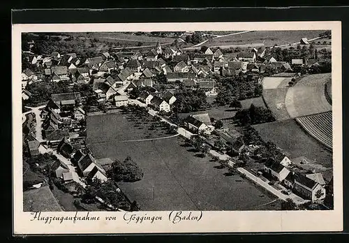 AK Göggingen /Württ., Fliegeraufnahme der Gemeinde