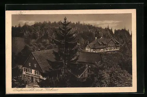 AK Laufenmühle b. Welzheim, Gasthaus zur Laufenmühle mit Kurhaus