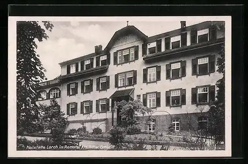 AK Lorch im Remstal, Frontseite der Heilstätte