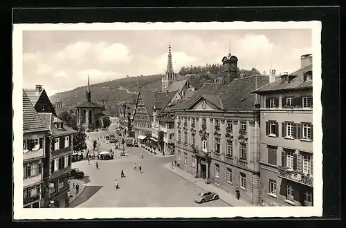 AK Esslingen a. N., Rathaus, Frauenkirche, St. Paulskirche