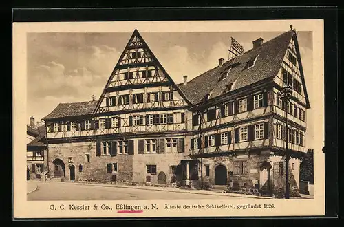 AK Esslingen /N., Sektkellerei G.C. Kessler & Co.