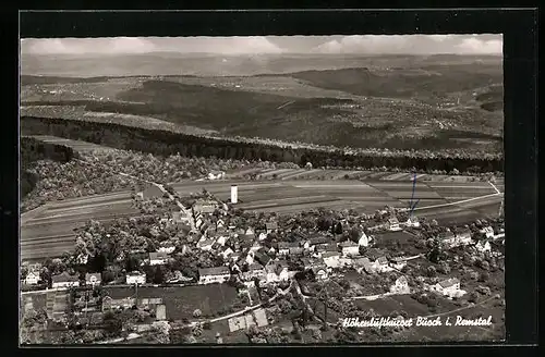 AK Buoch /Remstal, Ortsansicht vom Flugzeug aus