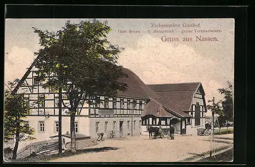 AK Nassen, Zschommler`s Gasthof