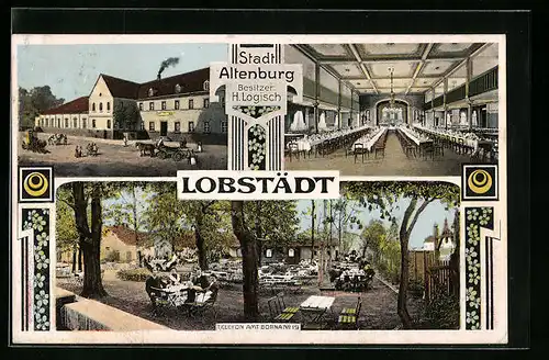 AK Lobstädt, Gasthaus Stadt Altenburg