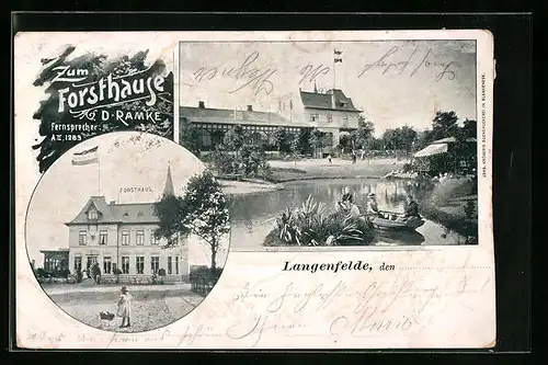 AK Langenfelde / Eimsbüttel, Gasthaus zum Forsthaus