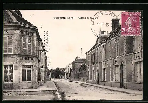 AK Puiseaux, Avenue de la Gare