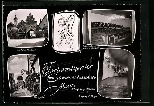 AK Sommerhausen /Main, Theater im Torturm