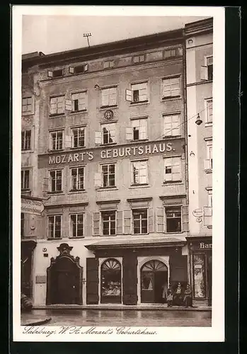 AK Salzburg, Mozart`s Geburtshaus