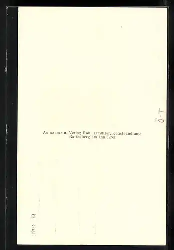 AK Rattenberg a. Inn, Alte Häuser mit Treppe