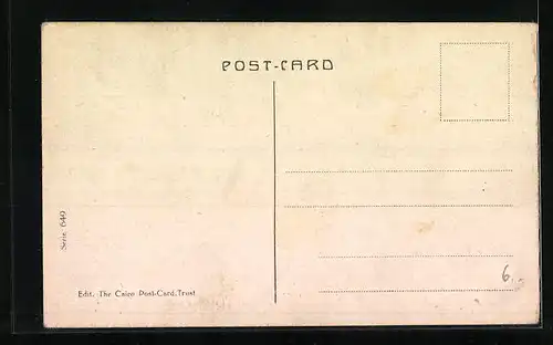 Künstler-AK Port Said, The Plan of the Canal