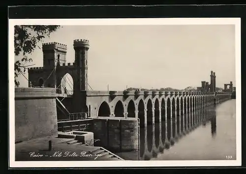 AK Cairo, Nile Delta Barrage