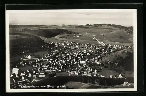 AK Onstmettingen, Fliegeraufnahme des Ortes