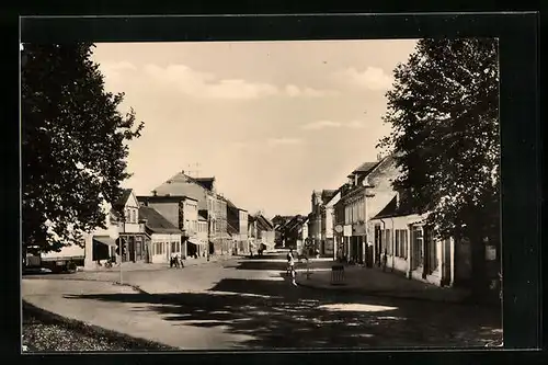 AK Rosslau, Partie der Hauptstrasse