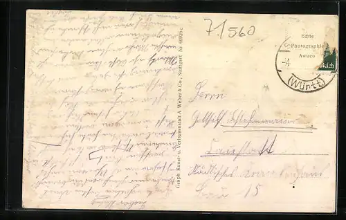 AK Sulzbach / Murr, Panorama des Ortes