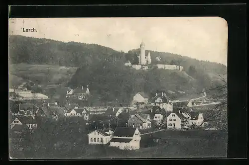 AK Lorch /Württ., Ortsansicht mit Kloster
