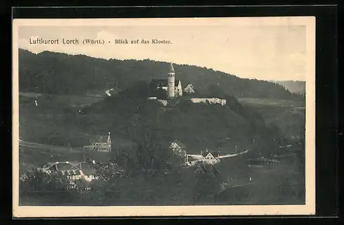 AK Lorch /Württ., Blick auf das Kloster