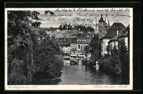 AK Esslingen a. Neckar, Partie bei der Maille