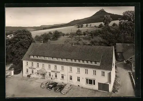 AK Hechingen, Hotel-Restaurant Brielhof aus der Vogelschau