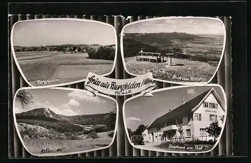 AK Burgfelden /Württemberg, Burgfelden, Böllat und Blick vom Böllat