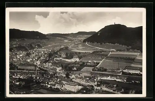 AK Ebingen, Gesamtblick mit Schlossberg