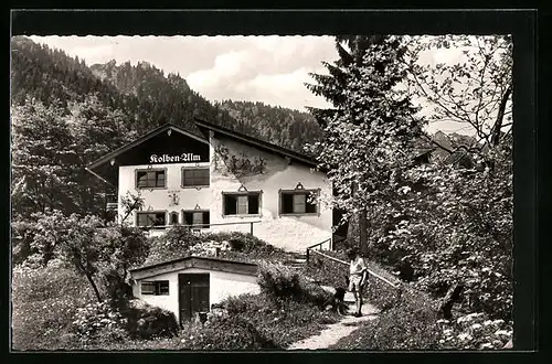 AK Oberammergau, Gasthaus Kolbenalm