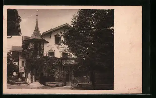 AK Oberammergau, Villa Anton Lang