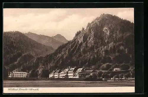 AK Kreuth, Blick übers Wildbad zu Bergen