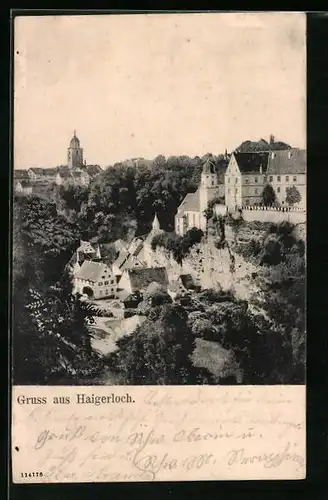 AK Haigerloch, Blick ins Dorf