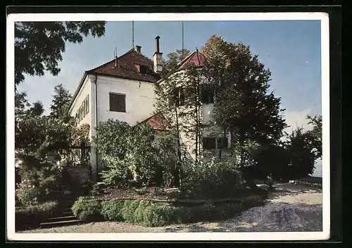 AK Kochel /Obb., Georg von Vollmar-Schule auf Schloss Aspenstein