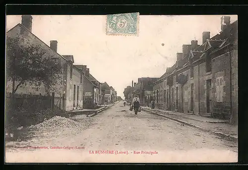 AK La Bussière, Rue Principale