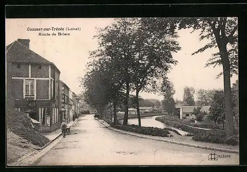 AK Ouzouer-sur-Trezée, Route de Briare