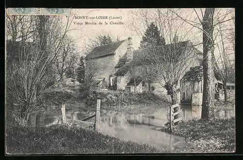 AK Bonny-sur-Loire, Vieux Moulin de la Cheuville