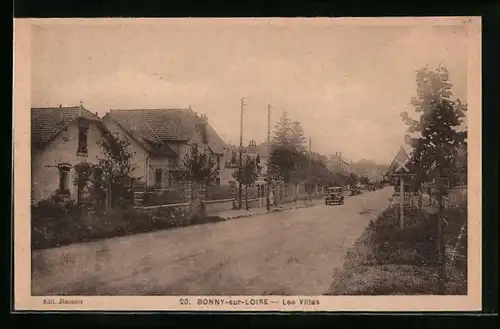 AK Bonny-sur-Loire, Les Villas