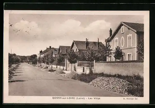 AK Bonny-sur-Loire, Les Villas