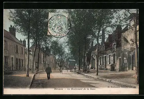 AK Briare, Le Boulevard de la Gare