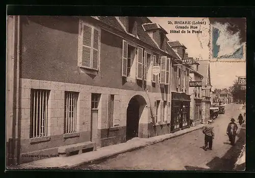 AK Briare, Grande Rue - Hotel de la Poste