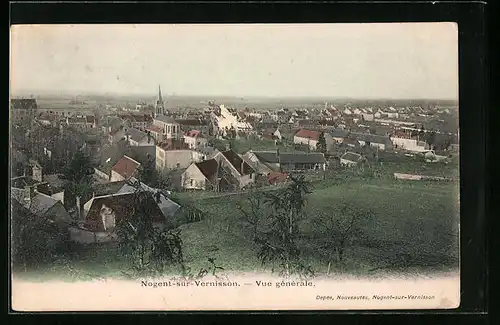 AK Nogent-sur-Vernisson, Vue générale