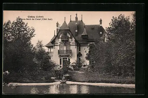 AK Chécy, Villa au bord du Canal, Côté Sud